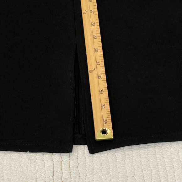 Gianni Bini Pilar Ruffle Black Dress Women's M Cold Shoulder Bodycon Stretch - Picture 15 of 15